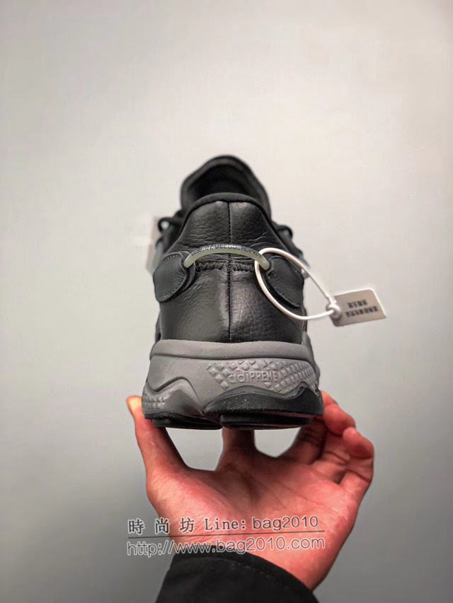 Adidas男女椰子鞋 阿迪達斯皮面椰子水管 Adidas Ozweego Originals Lxcon 2019新款三葉草3M反光復古老爹鞋  xhn1551